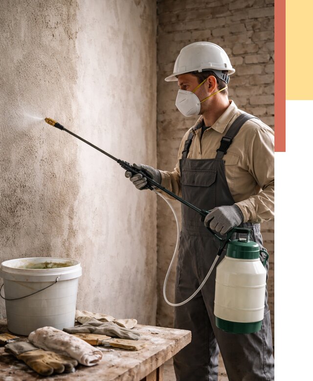 Антисептическая обработка стен в Кирово-чепецке от 1305 руб. — быстро и недорого | ОТДЕЛОЧНИК-Крв