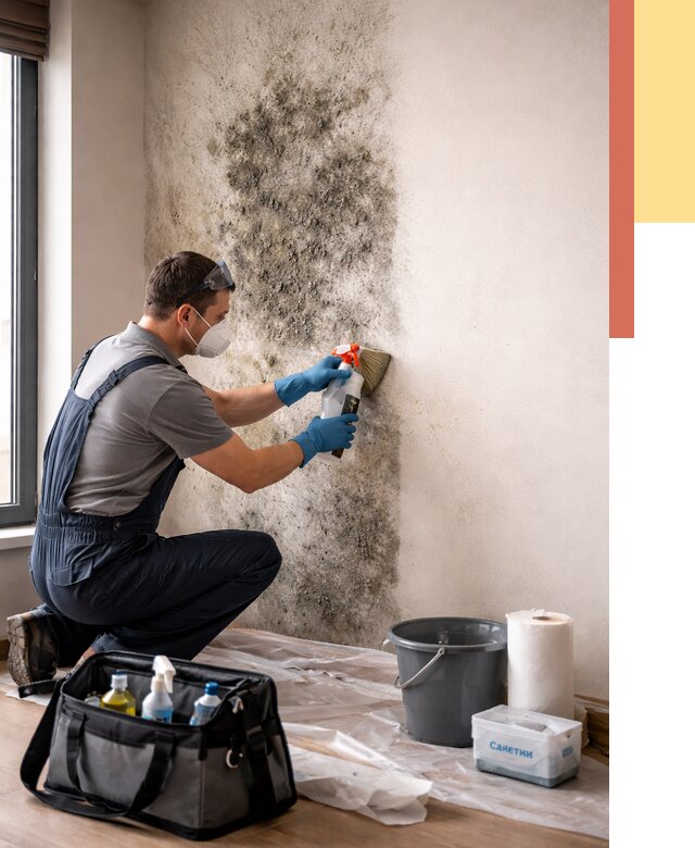 Удаление плесени со стен в Кирово-чепецке от 2338 руб. — быстро и недорого | ОТДЕЛОЧНИК-Крв