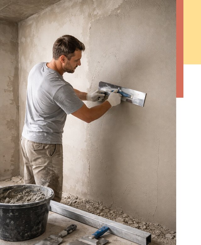 Штукатурка стен без маяков в Кирово-чепецке от 7829 руб/м2 — услуги и цена | ОТДЕЛОЧНИК-Крв