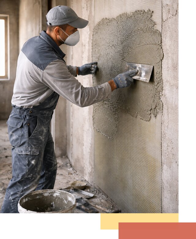 Штукатурка стен по сетке в Кирово-чепецке под ключ качественно и быстро