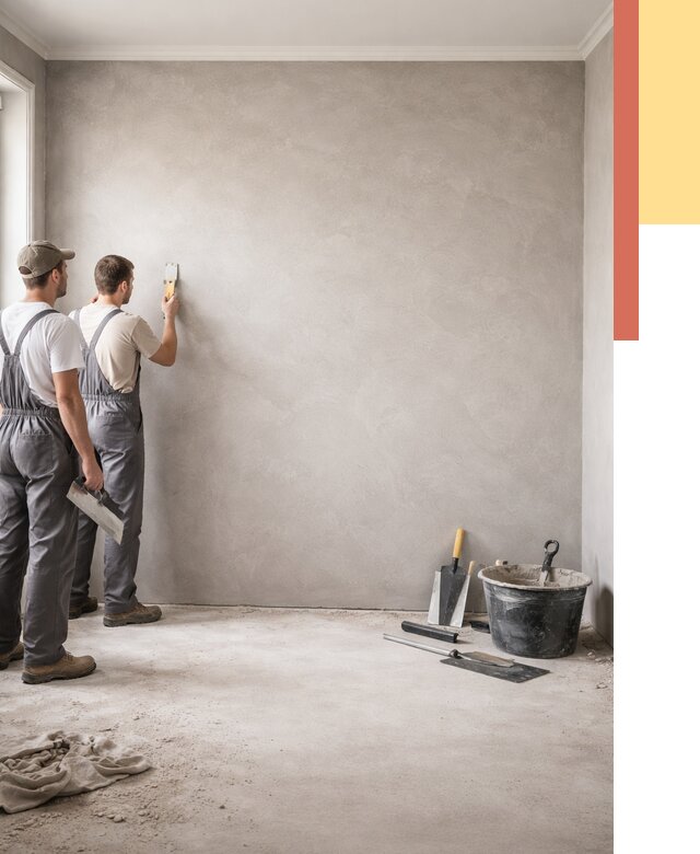 Микробетон на стены в Кирово-чепецке от 1359 руб. — нанесение и отделка | ОТДЕЛОЧНИК-Крв