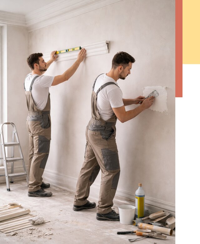 Монтаж лепнины на стены в Кирово-чепецке от 4893 руб. — недорого, быстро | ОТДЕЛОЧНИК-Крв