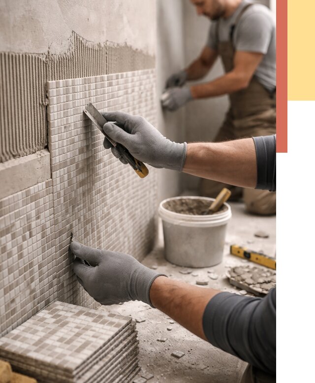 Облицовка стен мозаикой в Кирово-чепецке от 3480 руб/м2 — укладка мозаики на стены | ОТДЕЛОЧНИК-Крв