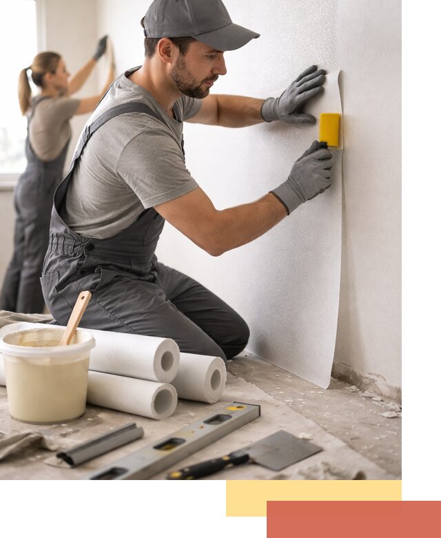 Поклейка стеклообоев профессионально в Кирово-чепецке