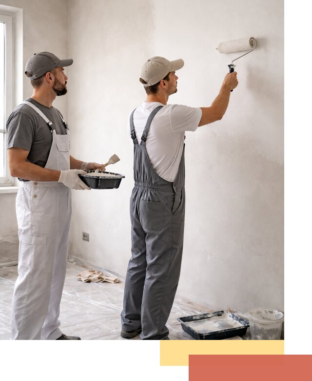 Покраска стен водоэмульсионной краской в Кирово-чепецке