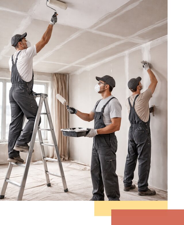 Покраска потолка из гипсокартона в Кирово-чепецке качественно и недорого