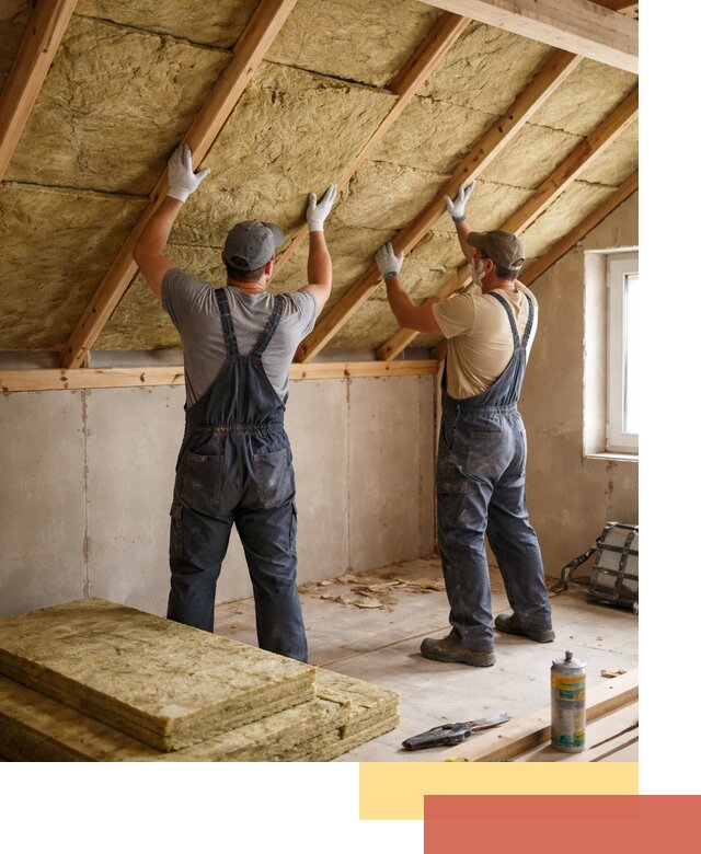 Утепление потолка минеральной ватой в Кирово-чепецке