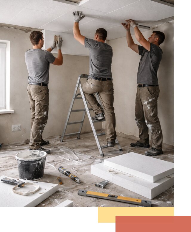 Утепление потолка пенопластом в Кирово-чепецке быстро и качественно